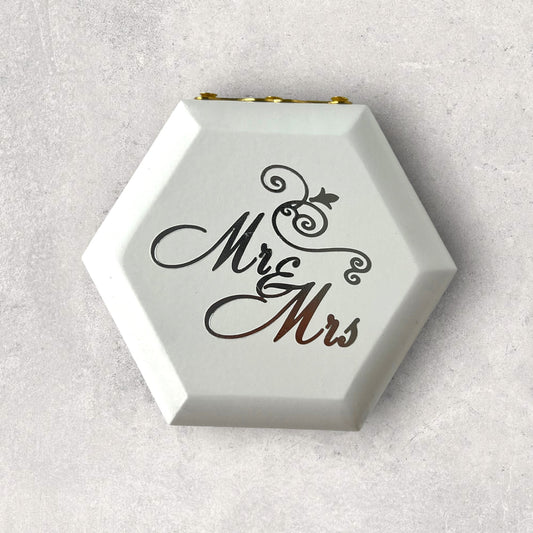 Cutie de verighete MR&MRS